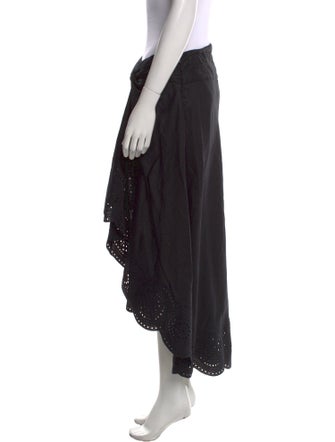 A.L.C. Linen Midi Length Skirt