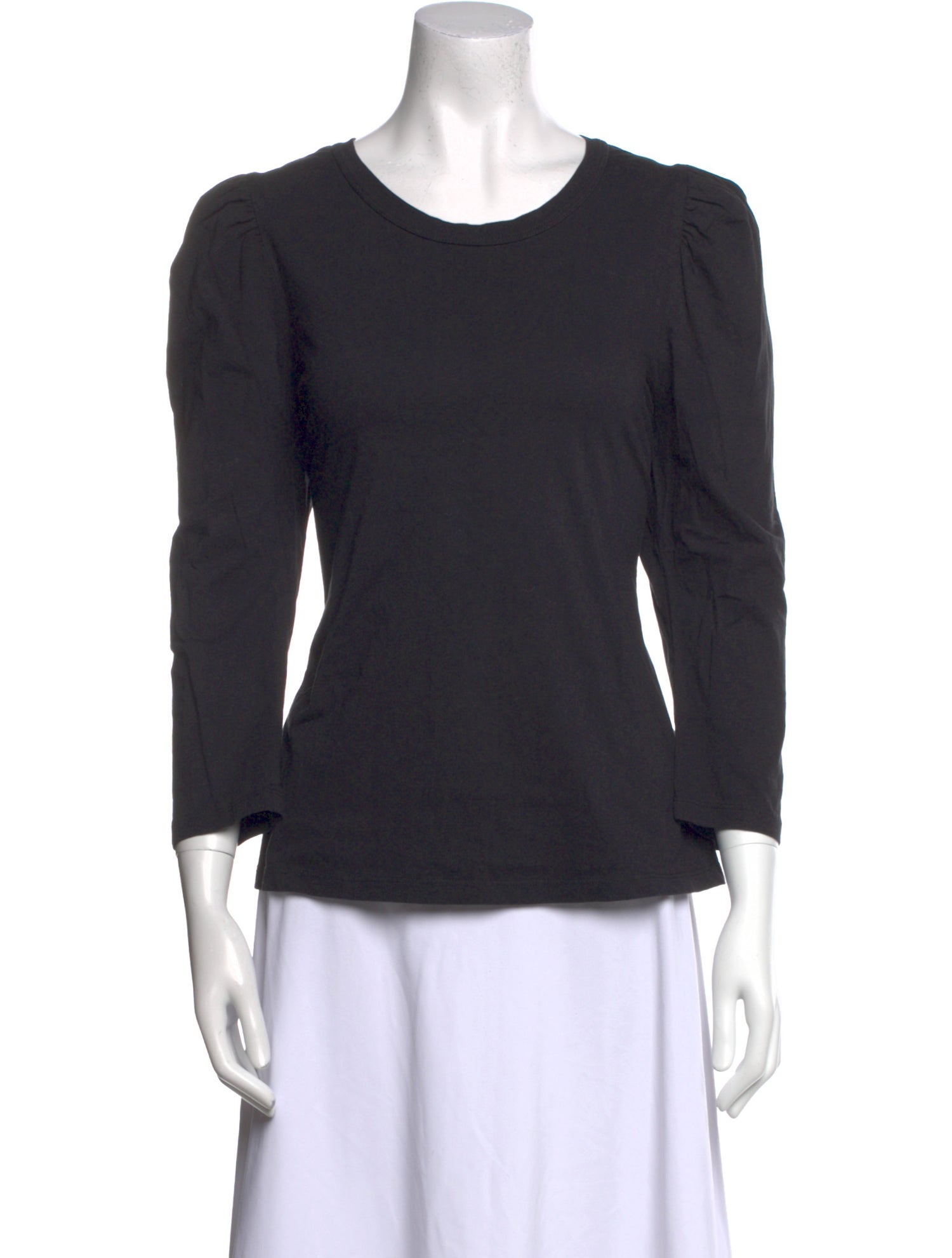 A.L.C. Scoop Neck Three-Quarter Sleeve Top