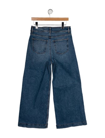 A.L.C. High-Rise Wide Leg Jeans