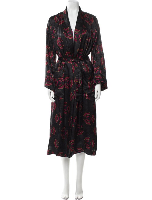 A.L.C. Silk Printed Robe
