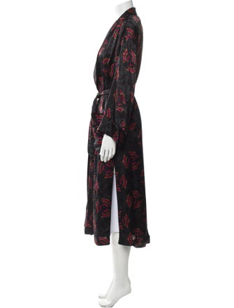 A.L.C. Silk Printed Robe