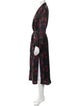 A.L.C. Silk Printed Robe