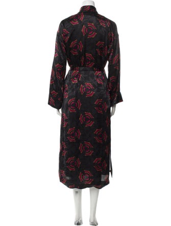 A.L.C. Silk Printed Robe