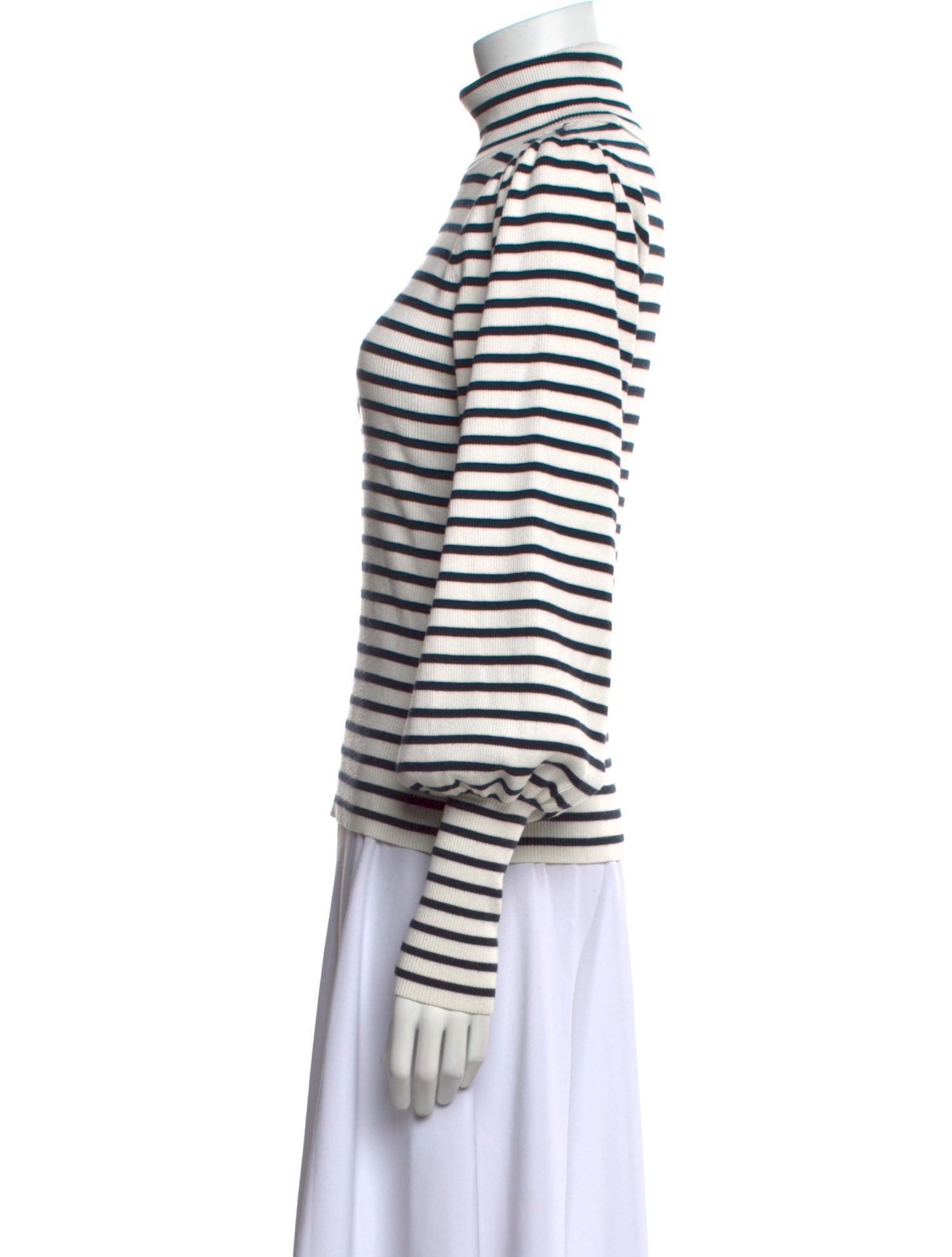 A.L.C. Striped Turtleneck Sweater