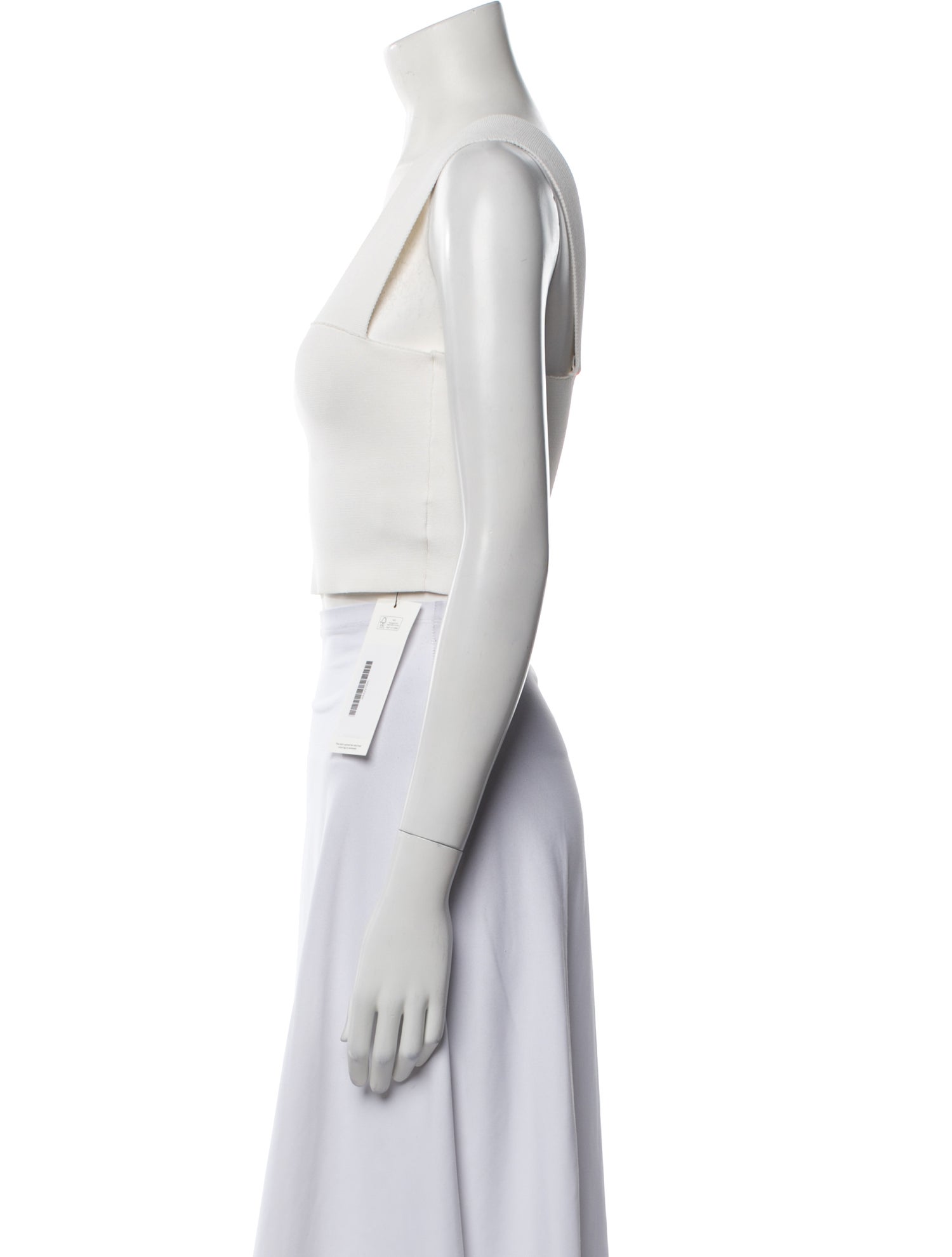 A.L.C. Square Neckline Sleeveless Crop Top