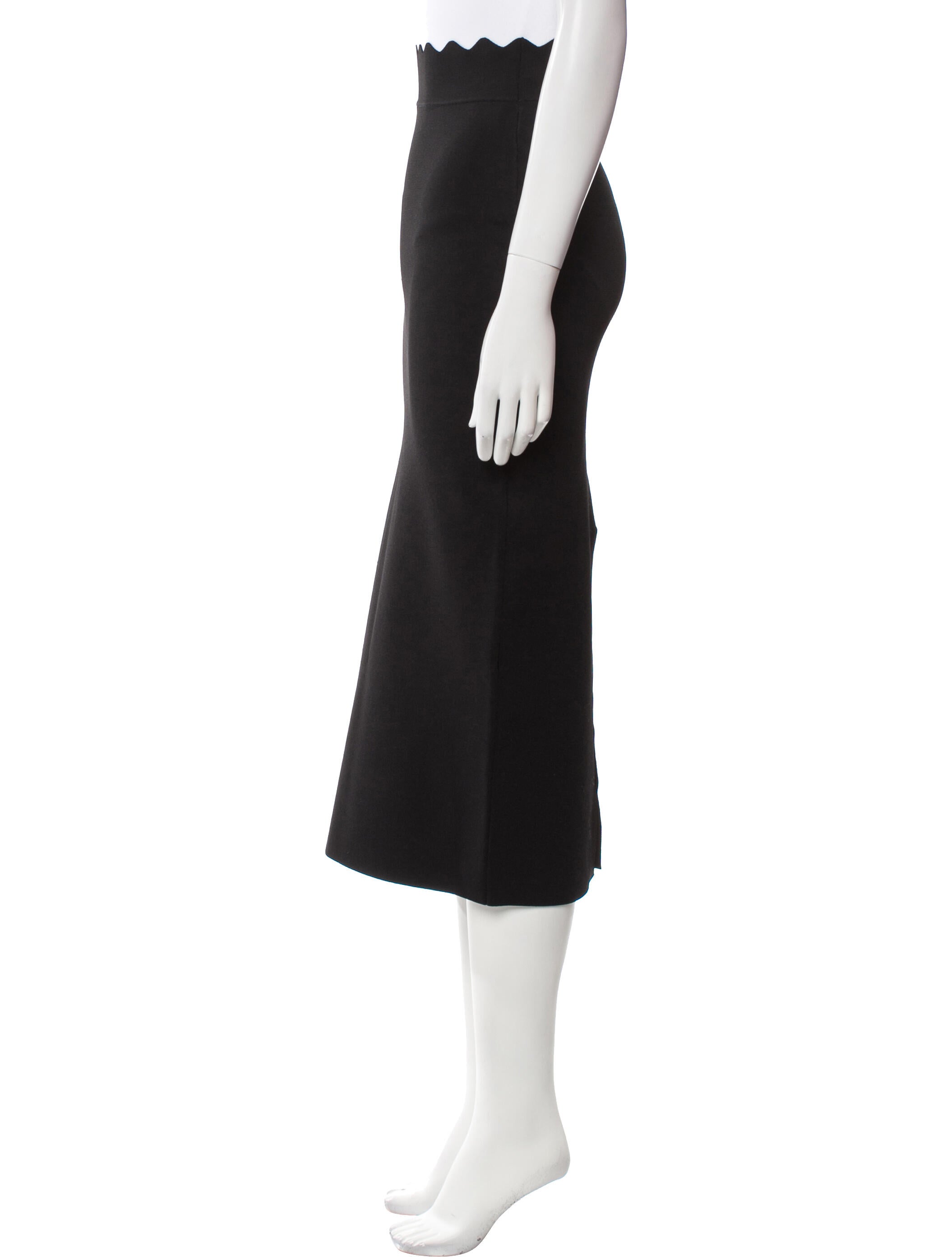 A.L.C. Scalloped Accent Midi Length Skirt w/ Tags