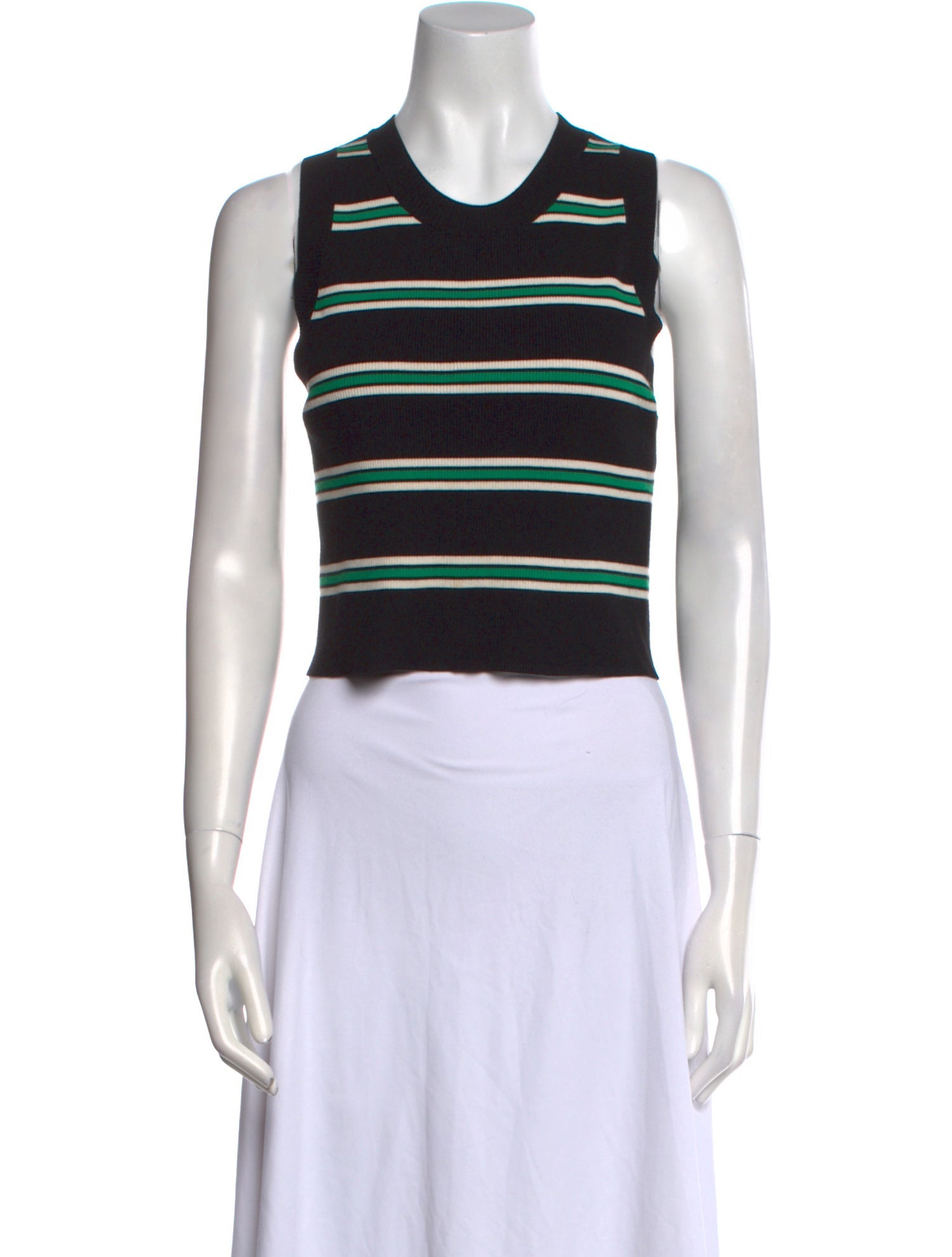 A.L.C. Striped Crew Neck Sweater