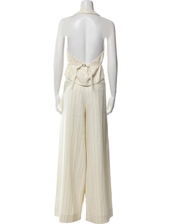 A.L.C. Striped Pleated Accents Pant Set