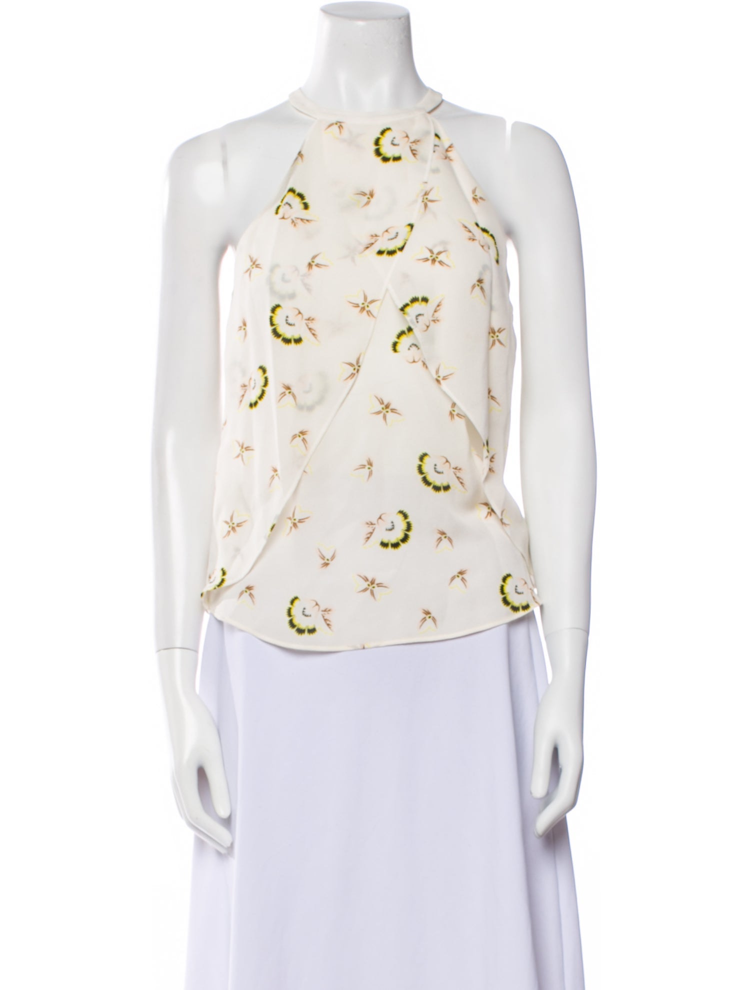 A.L.C. Silk Floral Print Blouse w/ Tags