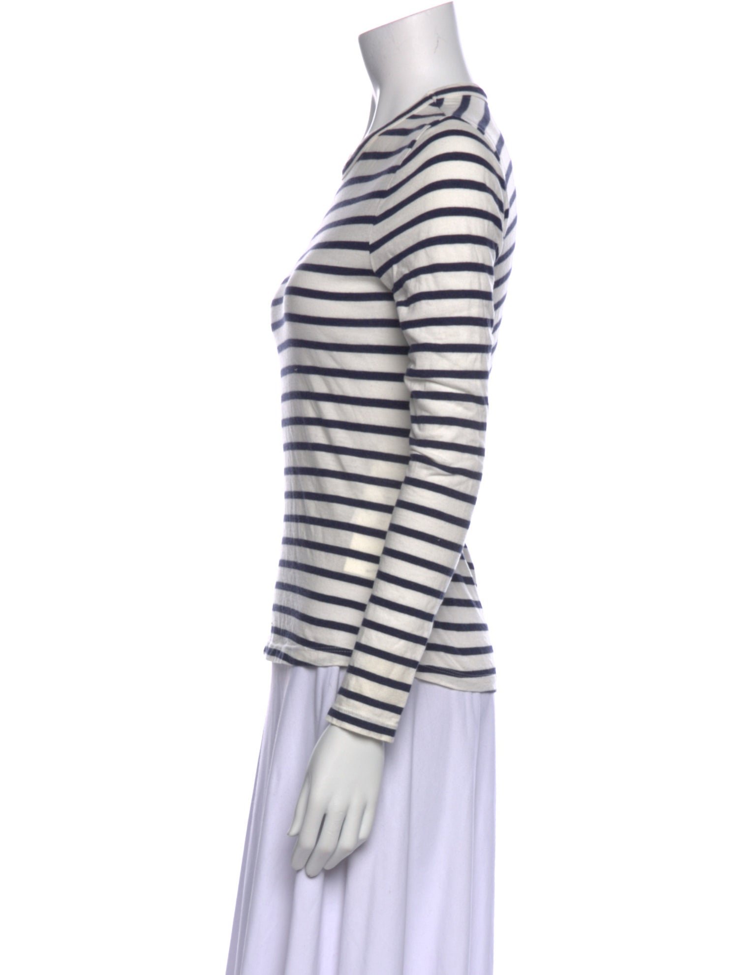 A.L.C. Striped Crew Neck T-Shirt