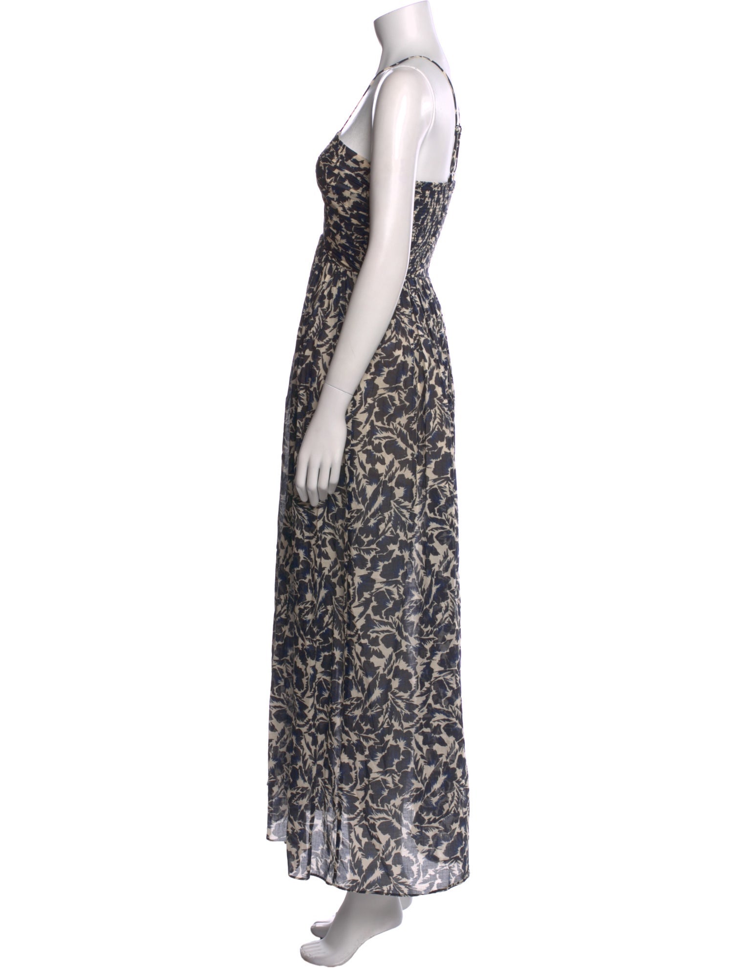 A.L.C. Romy Floral Halter Maxi Dress Long Dress