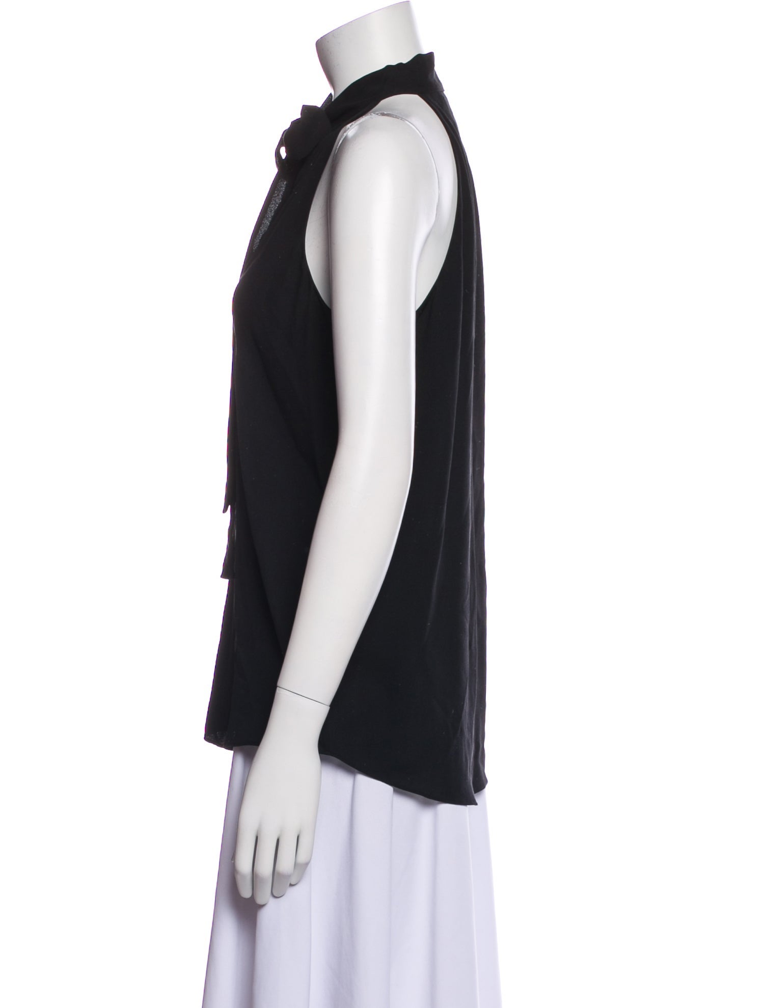 A.L.C. Silk Halterneck Top