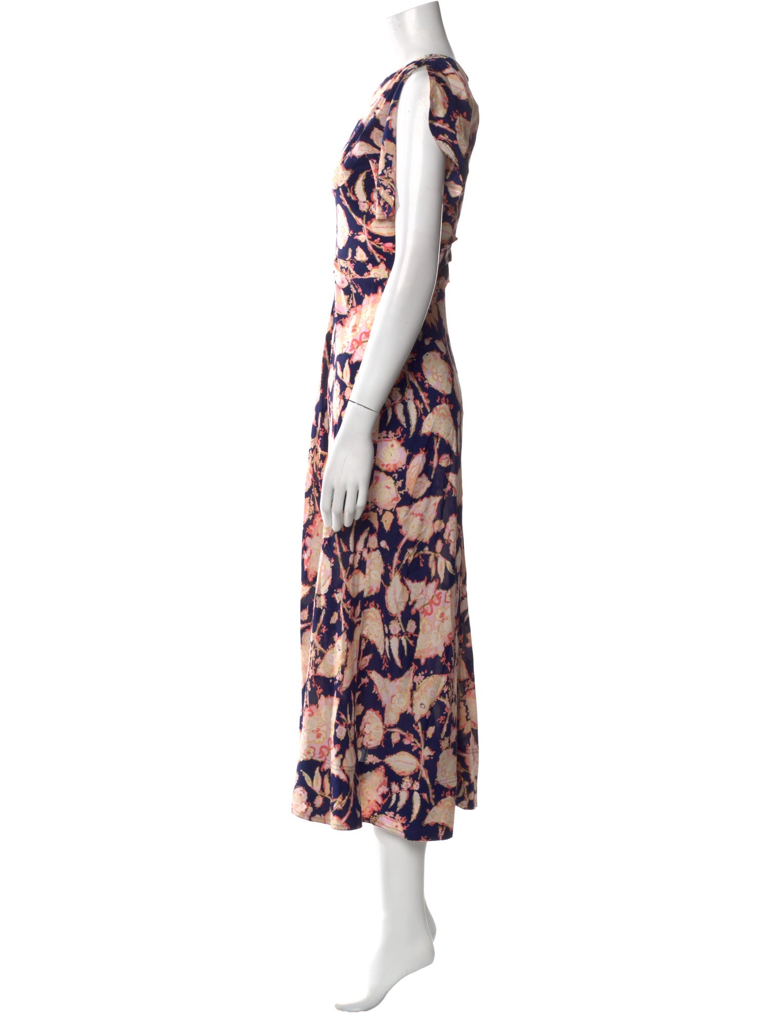 A.L.C. Silk Midi Length Dress w/ Tags