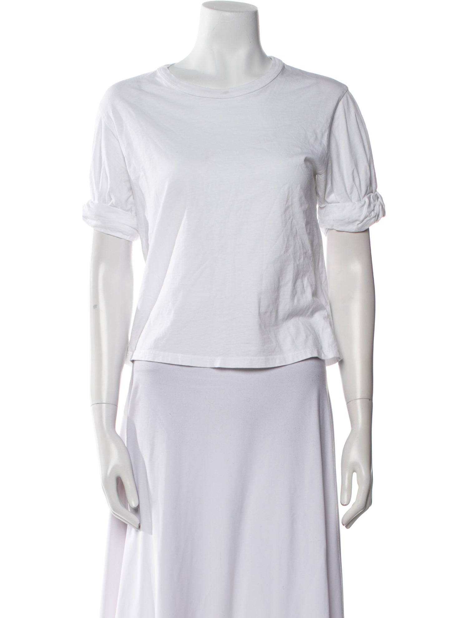 A.L.C. Bateau Neckline Short Sleeve T-Shirt