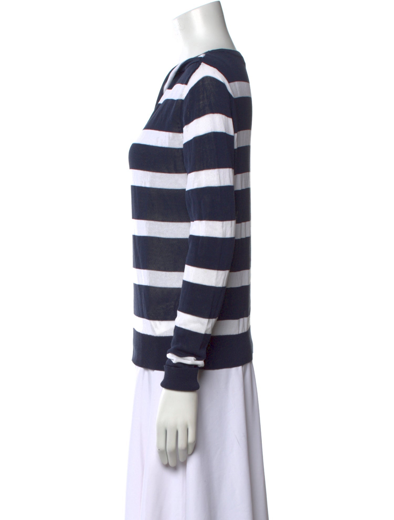 A.L.C. Striped Crew Neck Sweatshirt