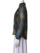 A.L.C. Silk Printed Blouse