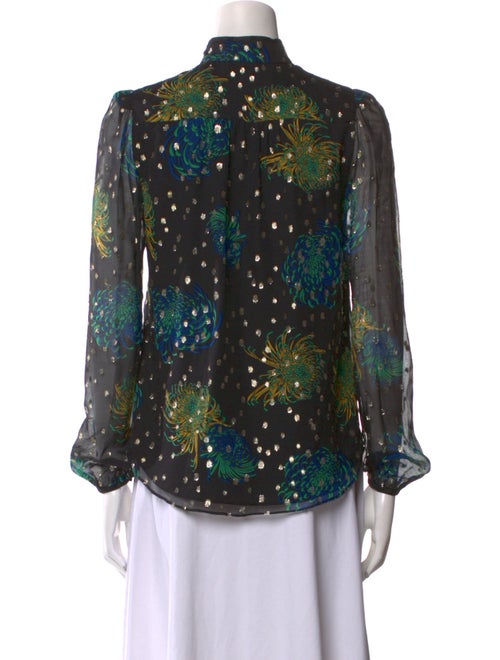 A.L.C. Silk Printed Blouse