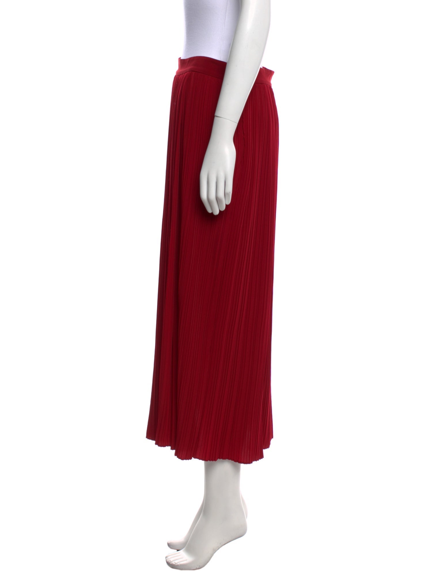 A.L.C. Pleated Accents Midi Length Skirt