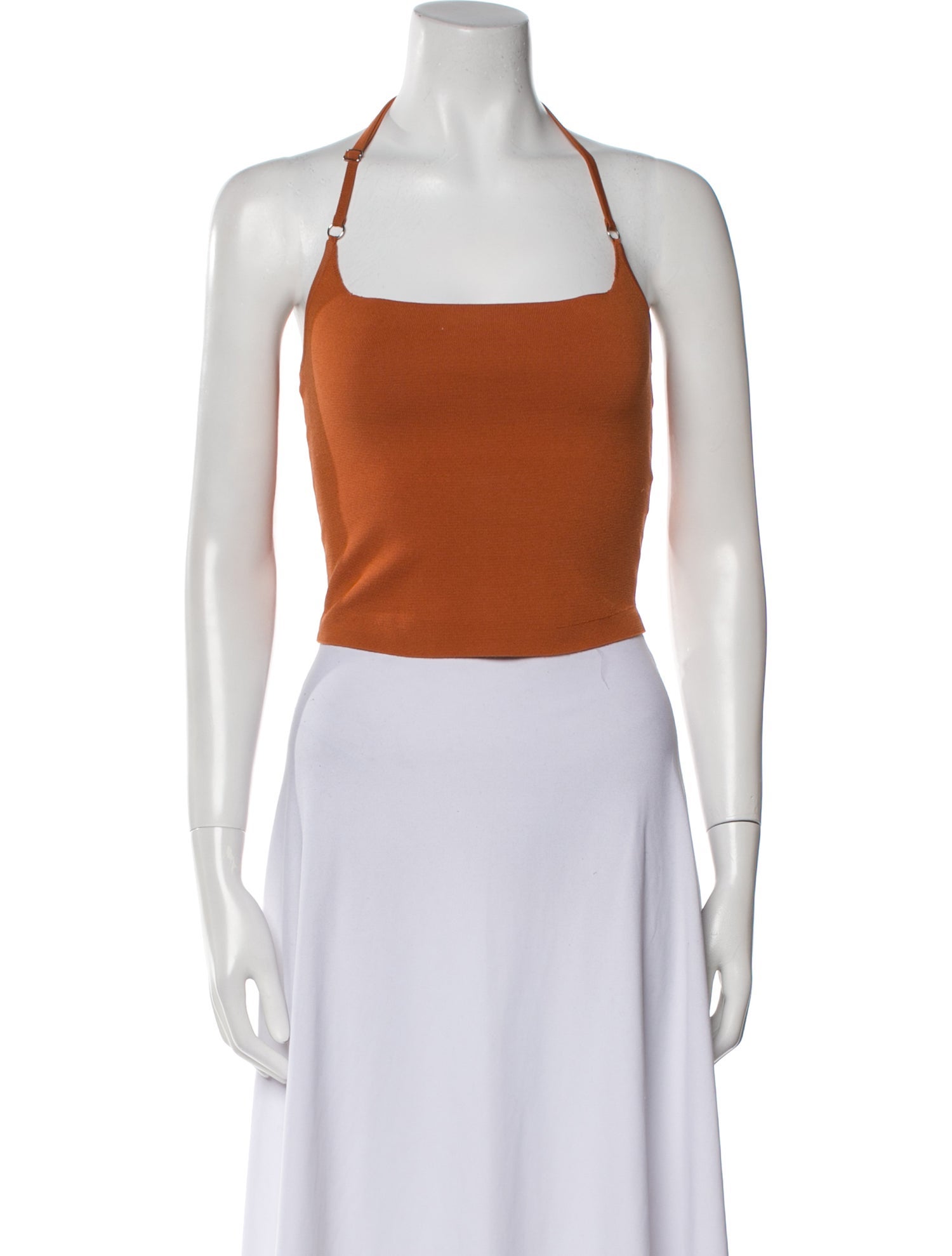 A.L.C. Square Neckline Sleeveless Crop Top
