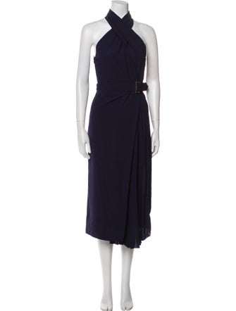 A.L.C. Halterneck Midi Length Dress