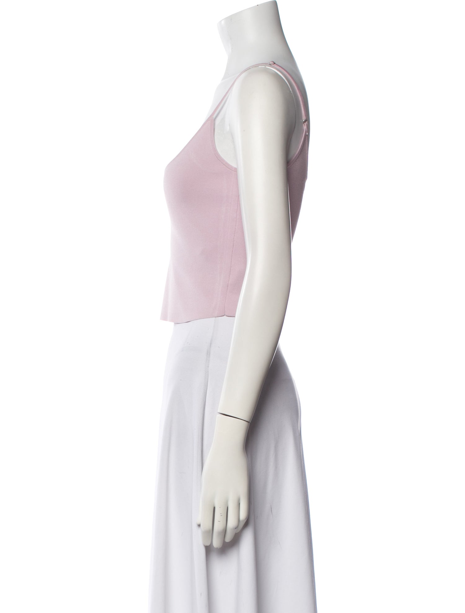 A.L.C. Square Neckline Sleeveless Crop Top