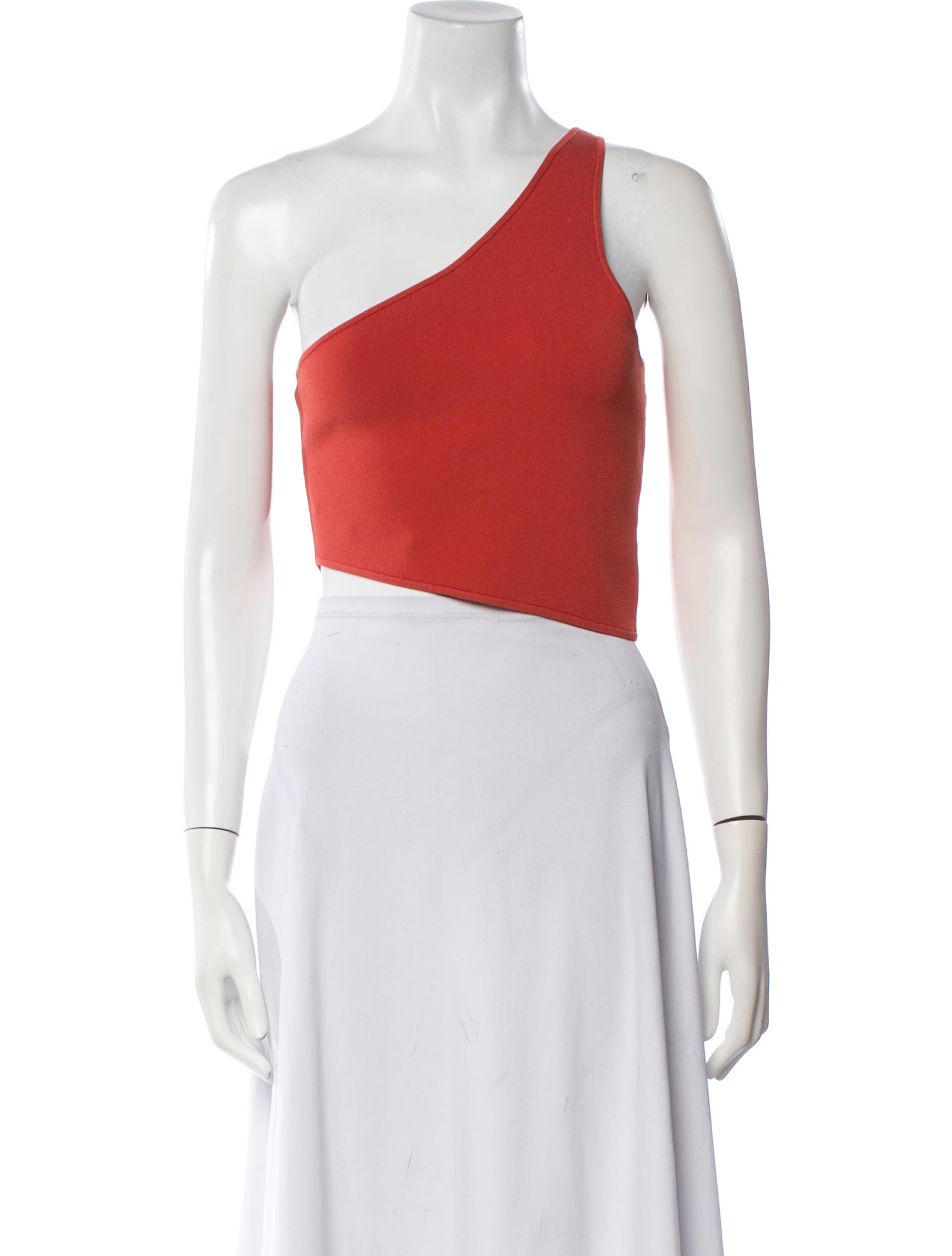 A.L.C. One-Shoulder Sleeveless Crop Top