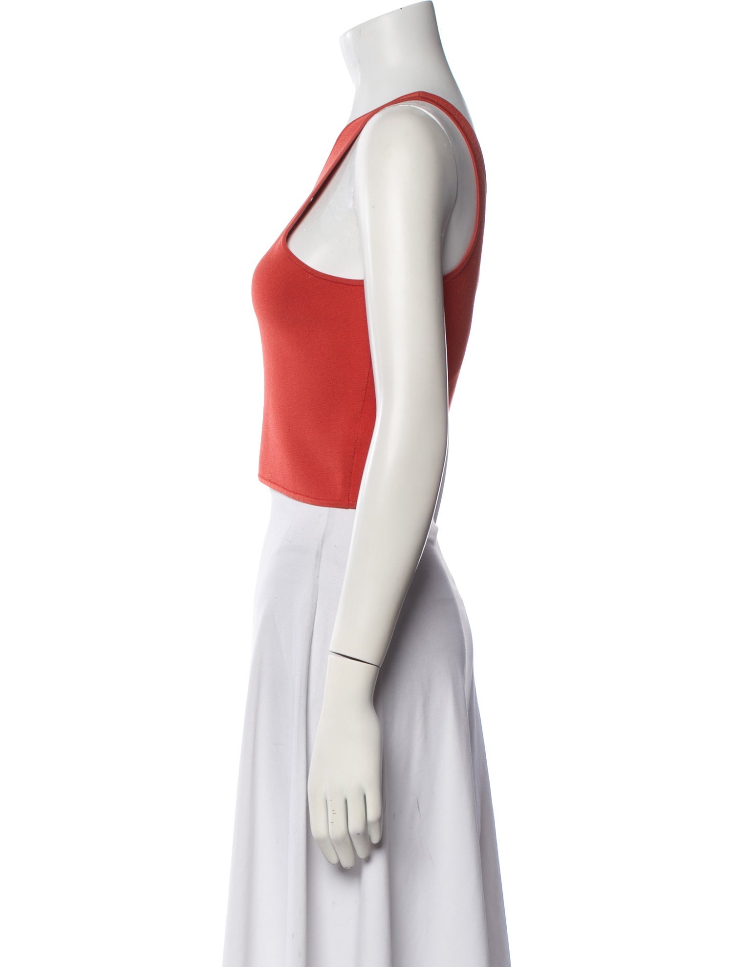 A.L.C. One-Shoulder Sleeveless Crop Top