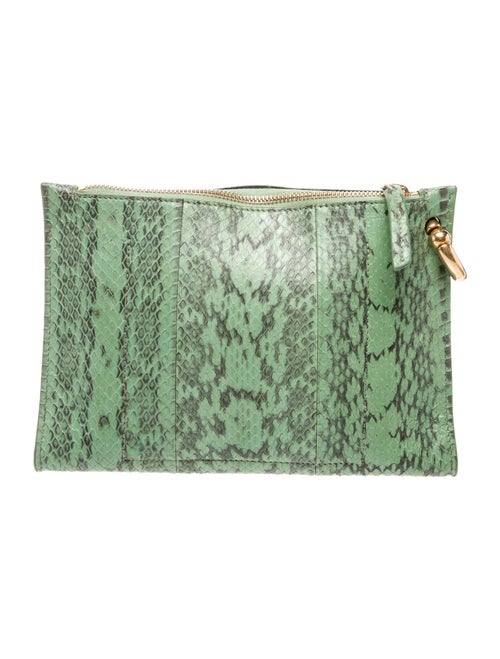 A.L.C. Embossed Leather Clutch