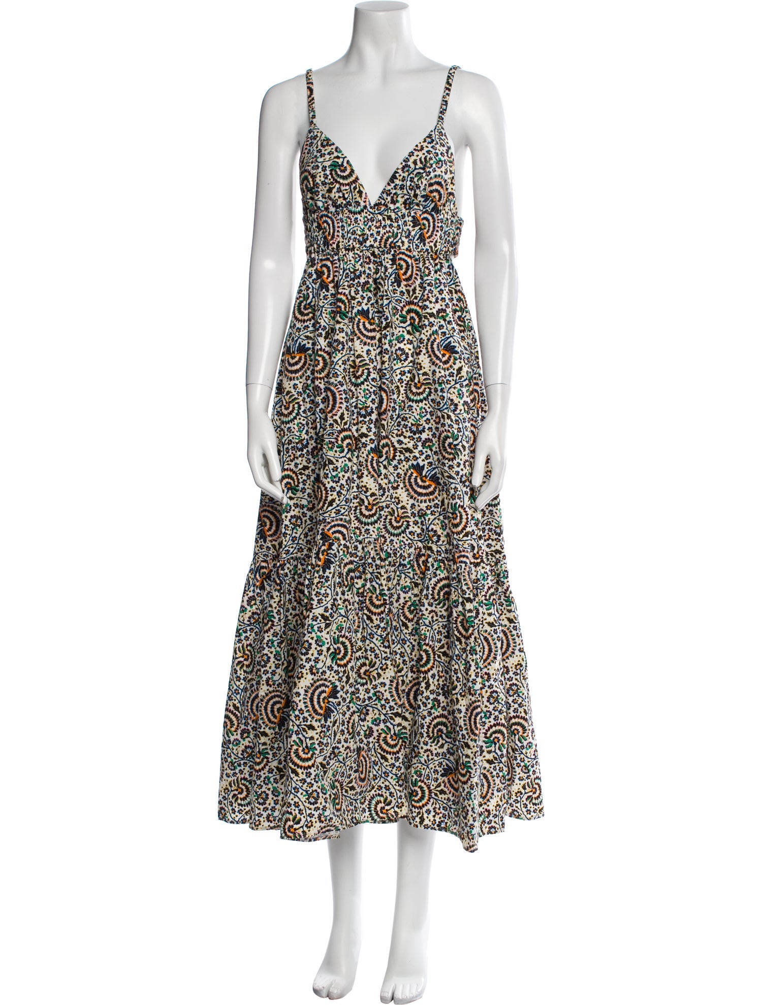 A.L.C. Printed Midi Length Dress