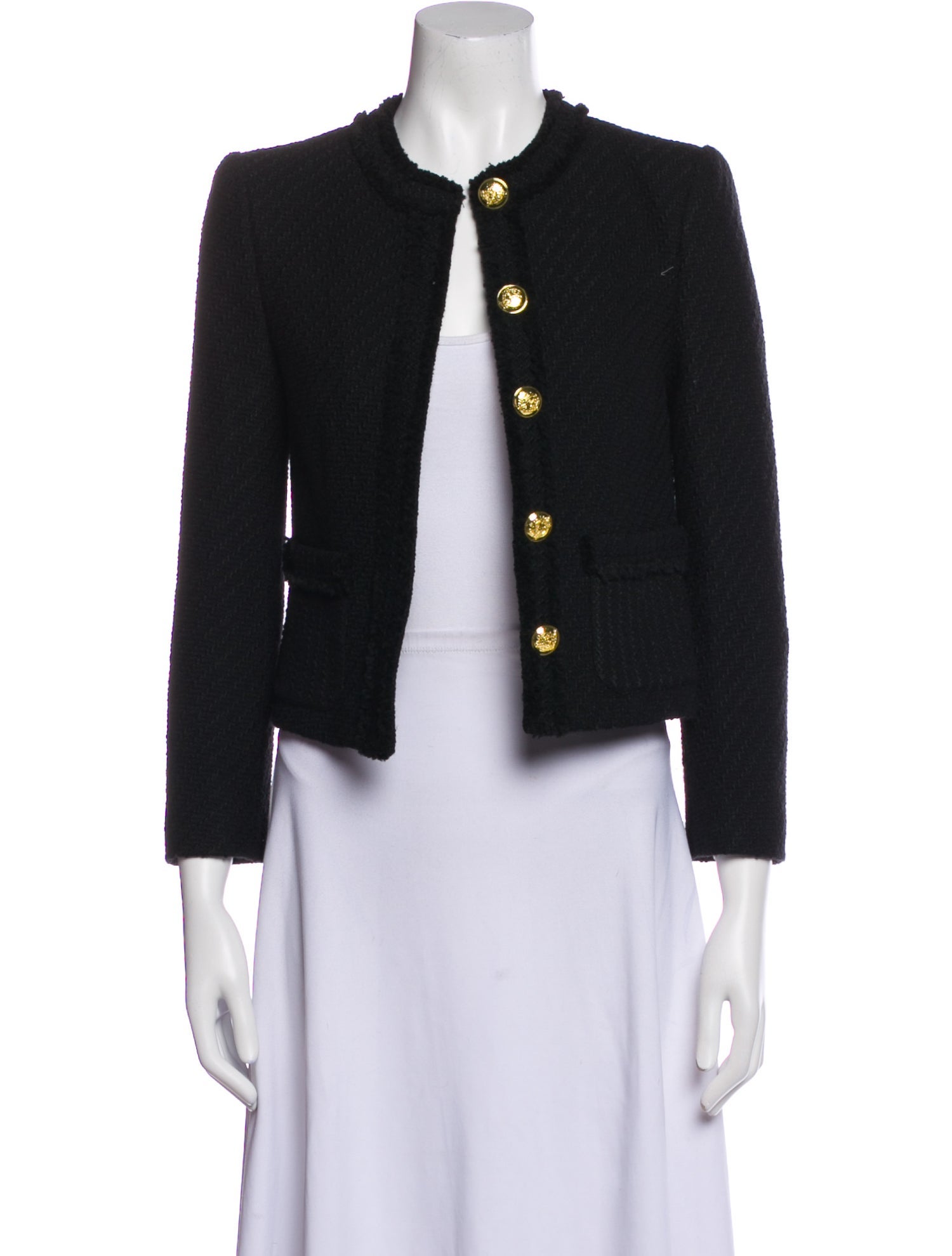 A.L.C. Wool Tweed Pattern Jacket