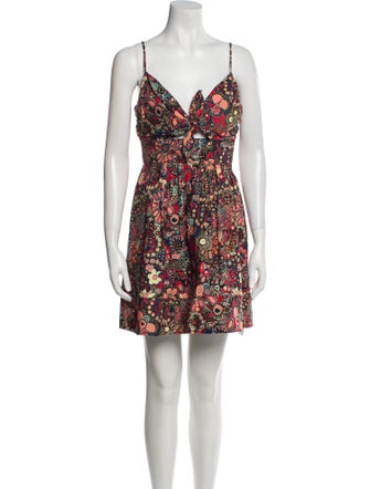 A.L.C. Printed Mini Dress