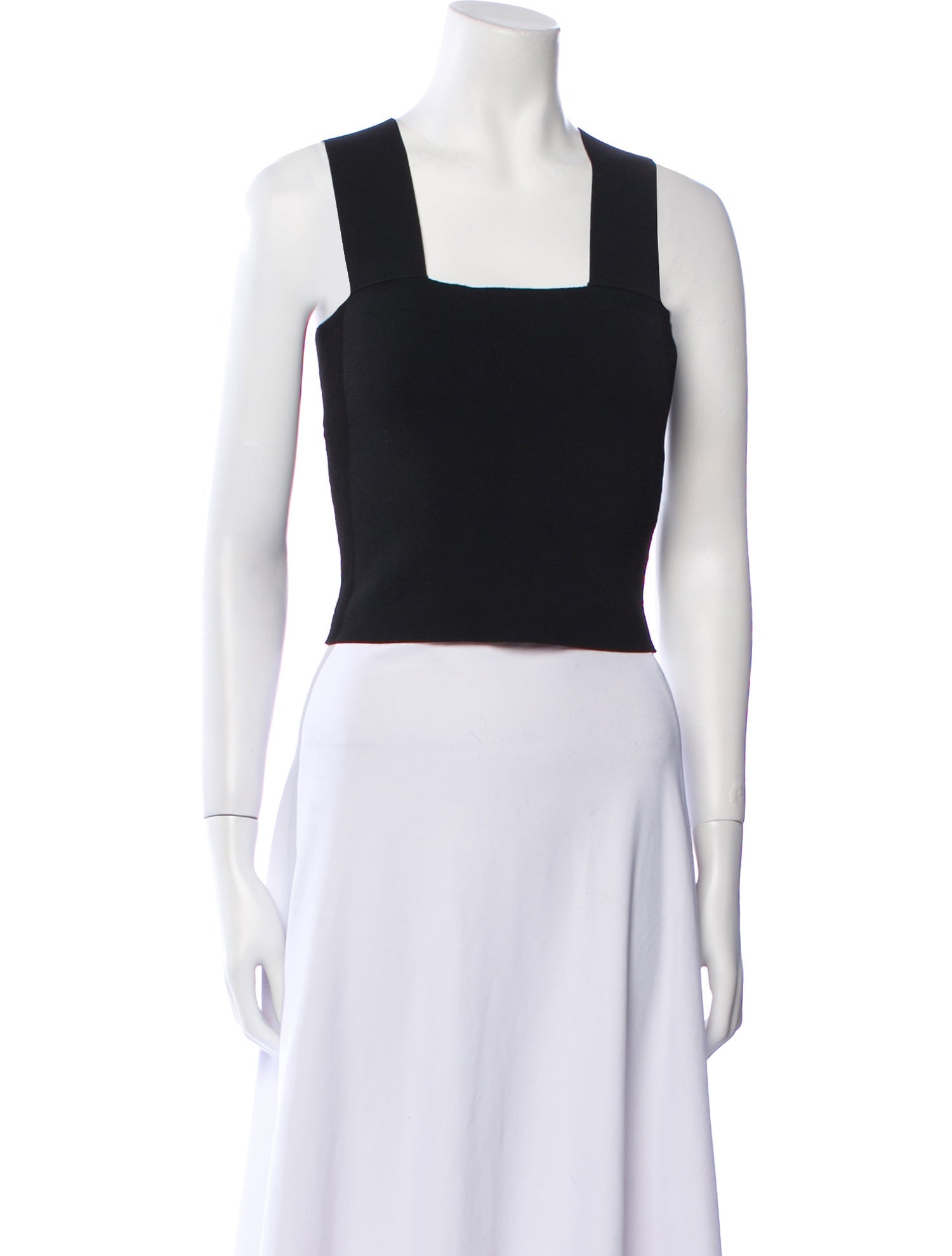 A.L.C. Square Neckline Sleeveless Crop Top