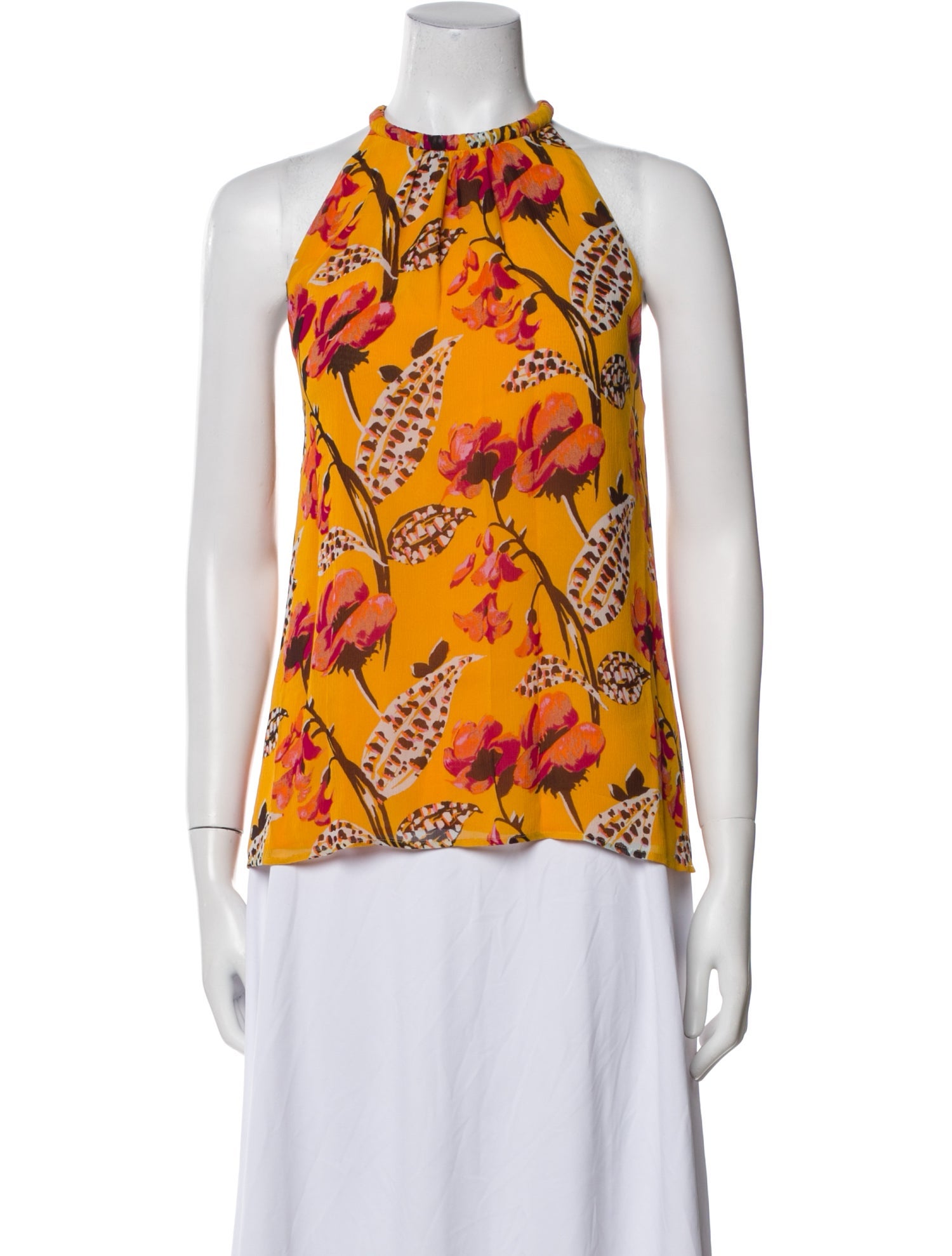 A.L.C. Silk Printed Blouse