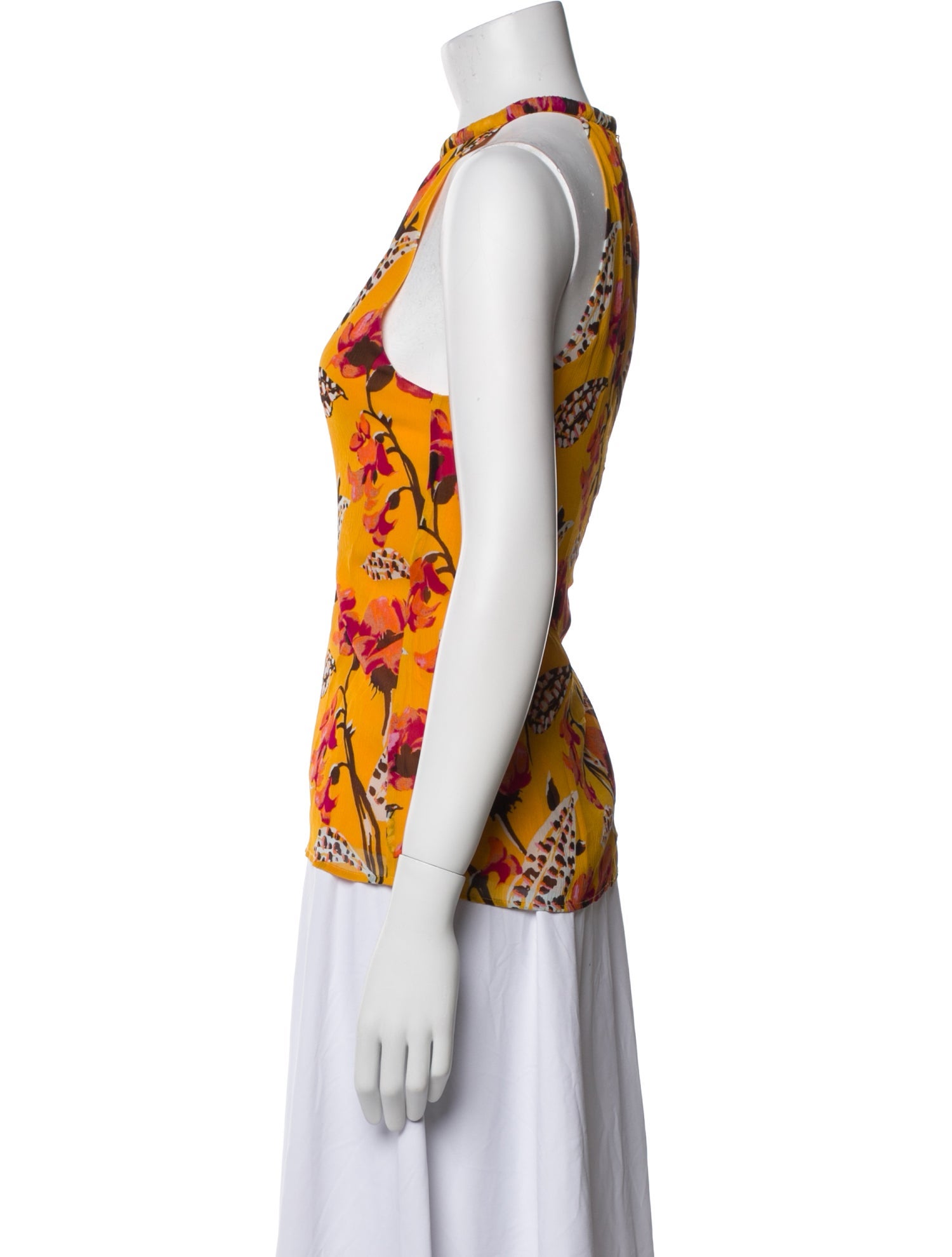 A.L.C. Silk Printed Blouse