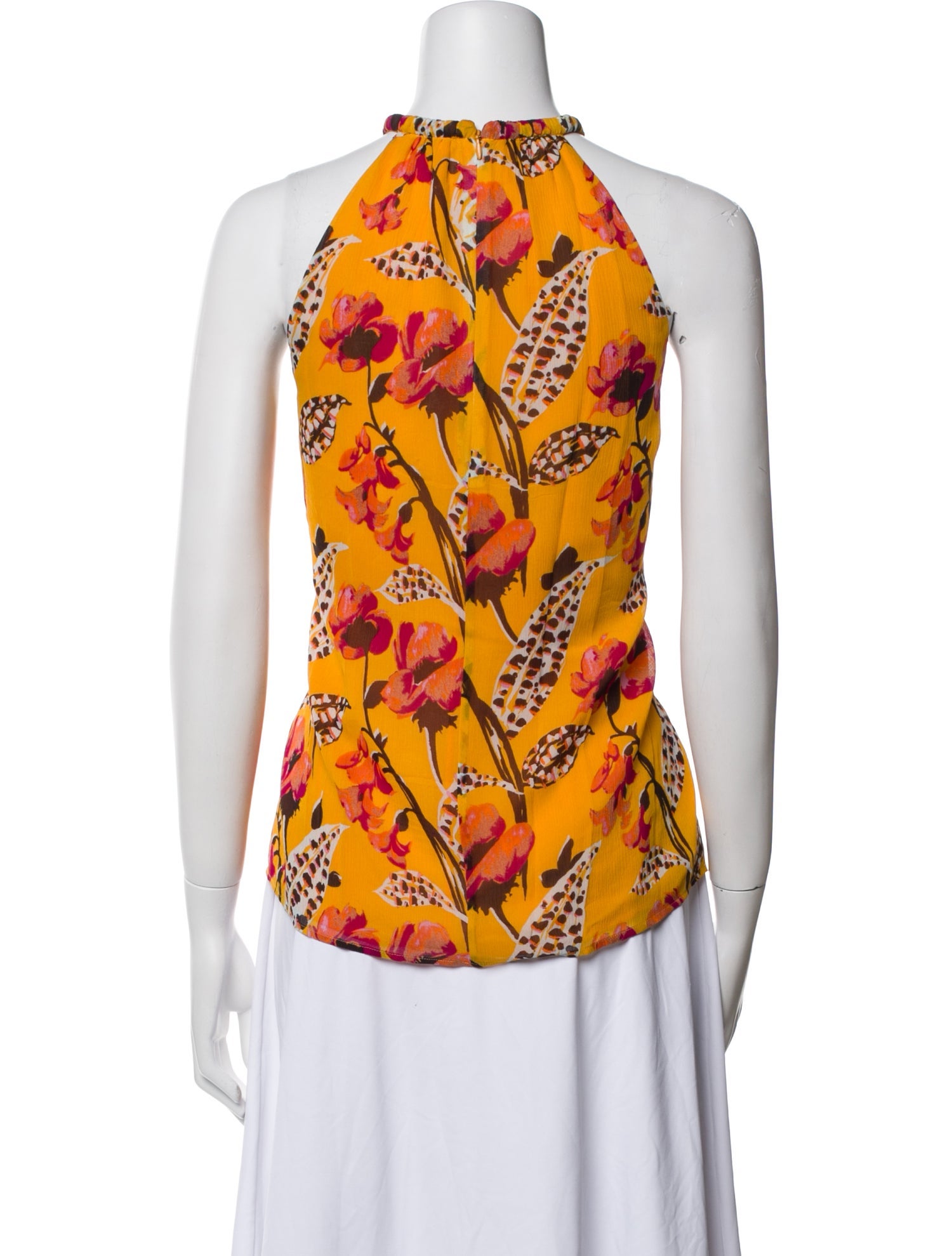 A.L.C. Silk Printed Blouse