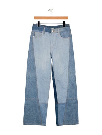 A.L.C. High-Rise Wide Leg Jeans