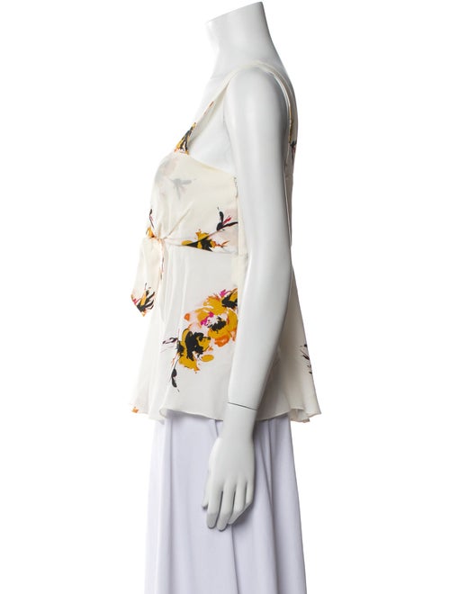 A.L.C. Silk Floral Print Blouse