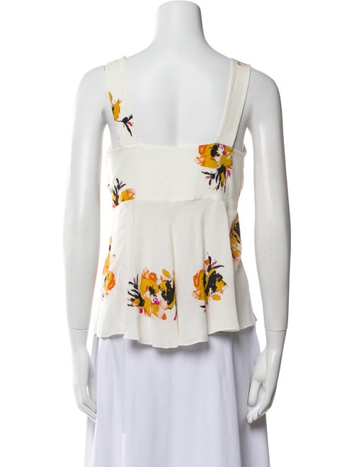 A.L.C. Silk Floral Print Blouse