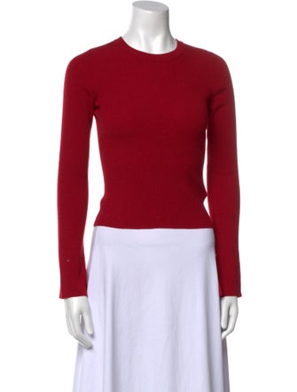 A.L.C. Merino Wool Crew Neck Top