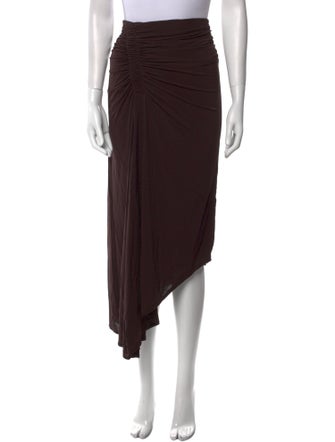 A.L.C. Pleated Accents Midi Length Skirt
