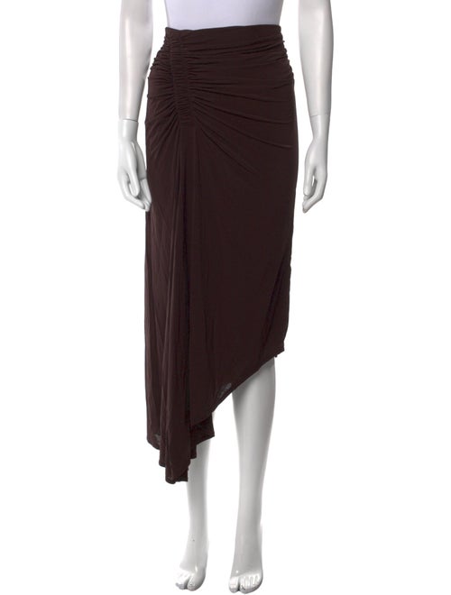 A.L.C. Pleated Accents Midi Length Skirt
