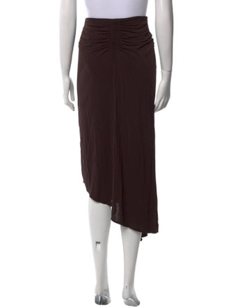 A.L.C. Pleated Accents Midi Length Skirt