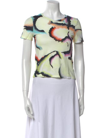 A.L.C. Printed Scoop Neck T-Shirt