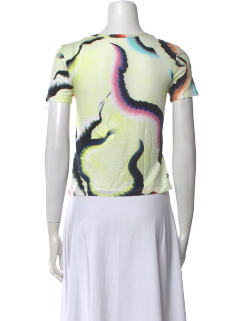 A.L.C. Printed Scoop Neck T-Shirt