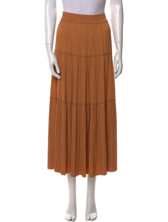 A.L.C. Raw-Edge Trim Midi Length Skirt