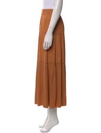 A.L.C. Raw-Edge Trim Midi Length Skirt