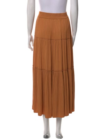 A.L.C. Raw-Edge Trim Midi Length Skirt
