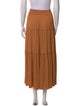 A.L.C. Raw-Edge Trim Midi Length Skirt