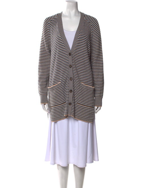 A.L.C. Striped V-Neck Sweater