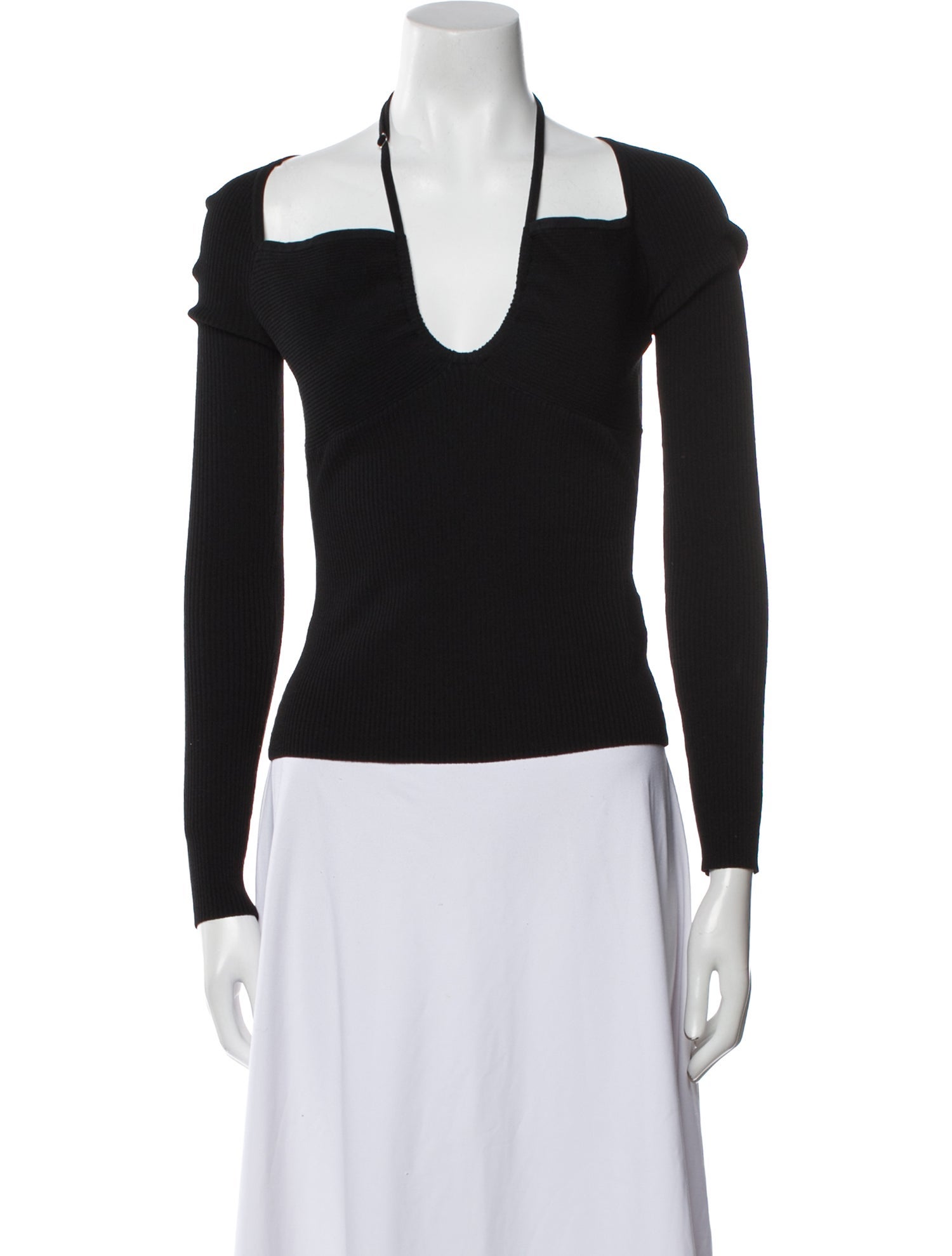 A.L.C. V-Neck Long Sleeve Top